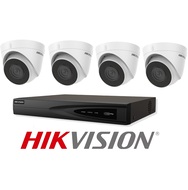 HIKVISION videonovērošanas komplekts (NVR DS-7604NI-K1/4P + DS-2CD1321-I 2.8mm 4gb. kameras)