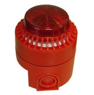 AH-03127BS ugunsdzēsības sirēna ar LED lampu 114dB 24Vdc IP44